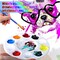 Upgrade 4 Pack Paint Tray Palettes with Thumb Hole,Plastic Paint Pallets for